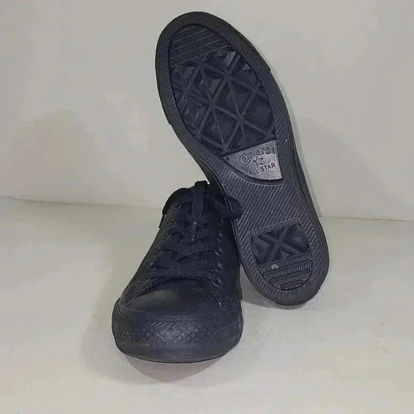 Converse all star black leather chucks - Picture 6 of 7